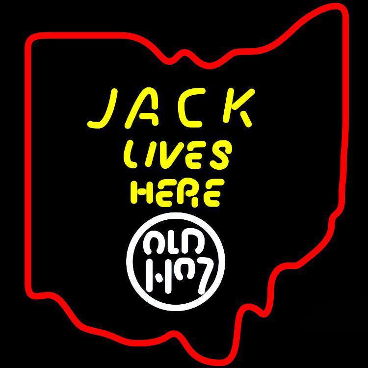 Jack Lives Here Ohio Neon Sign